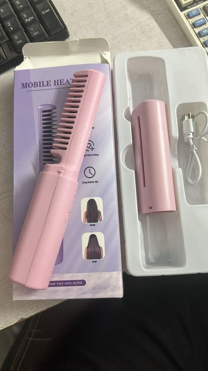 Mini Hair Straightener Comb